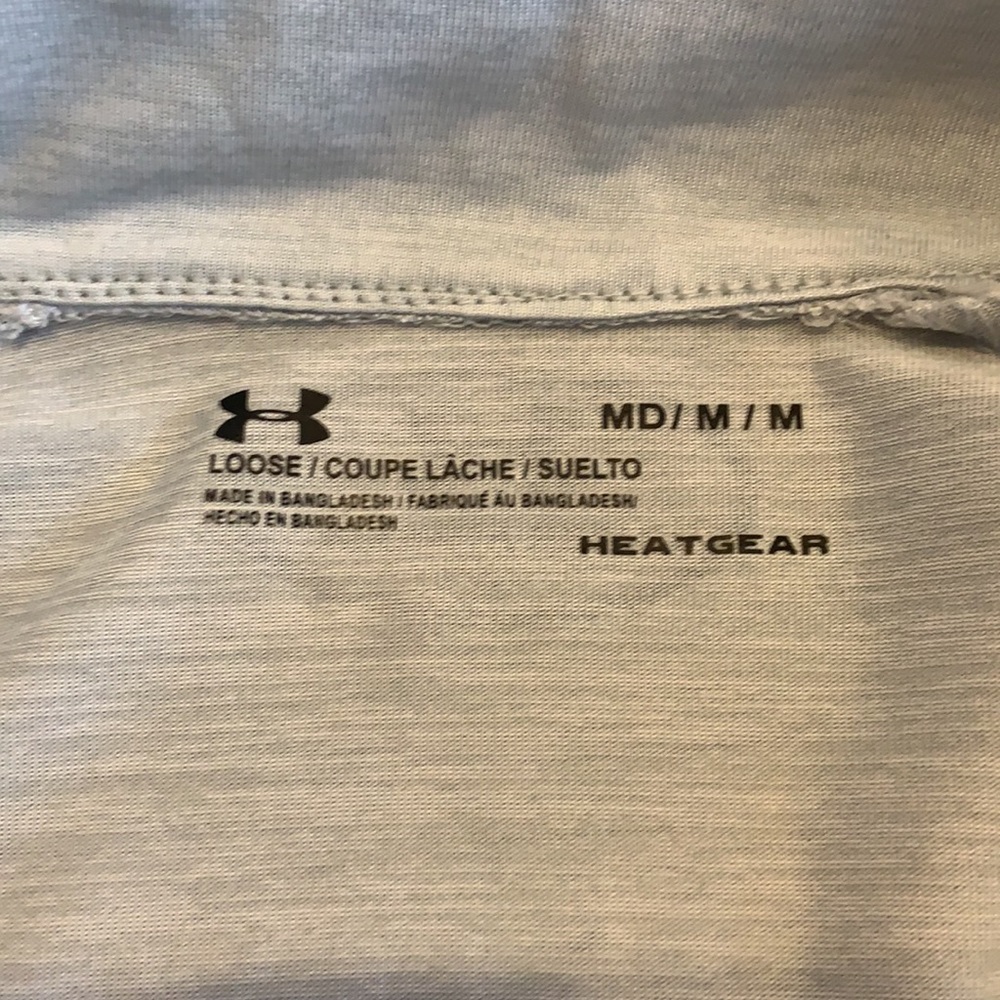 Under Armour Heat Gear Top PALE AQUA COLOR (See All Photos) - Picture 5 of 7
